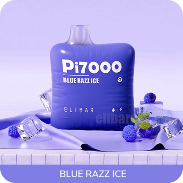 ELF BAR PI7000 Disposable 7000 Puffs Blue Razz Ice