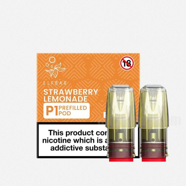 ELF BAR P1 Prefilled Pod 600 Puffs Strawberry Lemonade