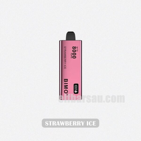 BIMO 8000 Puffs Strawberry Ice Sweet Strawberry Chill
