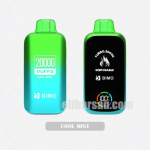 BIMO Turbo 20000 Puffs Cool Mint: Crisp & Refreshing Minty Blast