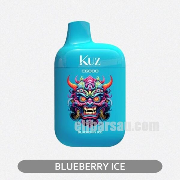 KUZ C6000 PUFFS Blueberry Ice A frosty blueberry delight