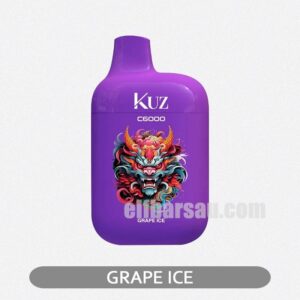 KUZ C6000 PUFFS Grape Ice A grape avalanche of coolness