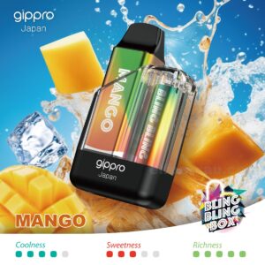 Gippro 8000 Mango: A Sweet and Tropical Mango Vape for Summer Vibes