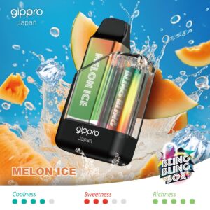 Gippro 8000 Melon Ice: A Cool, Refreshing Melon Vape for Hot Days