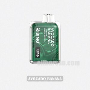 BIMO Crystal 12k Puffs Avocado Banana Creamy Fruit Fusion