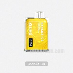 BIMO Crystal 12k Puffs Banana Ice Creamy Banana Frost