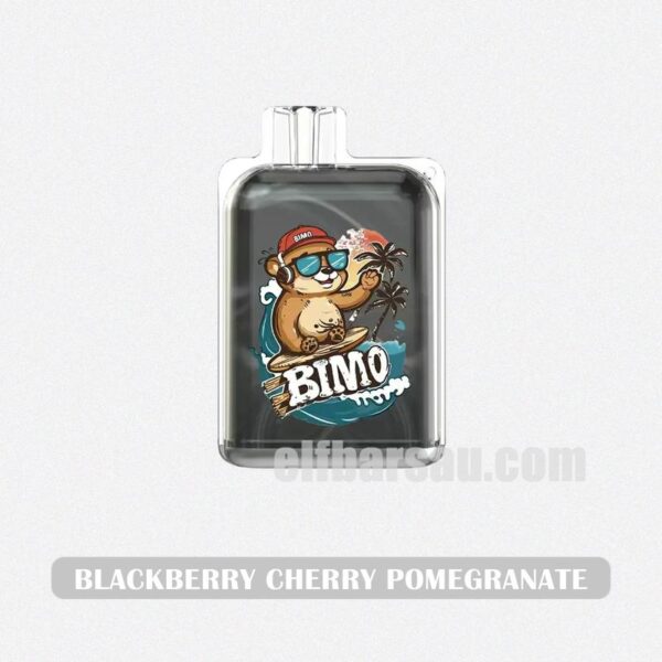 BIMO Crystal 12k Puffs Blackberry Cherry Pomegranate Fruity Trio Delight - Image 2