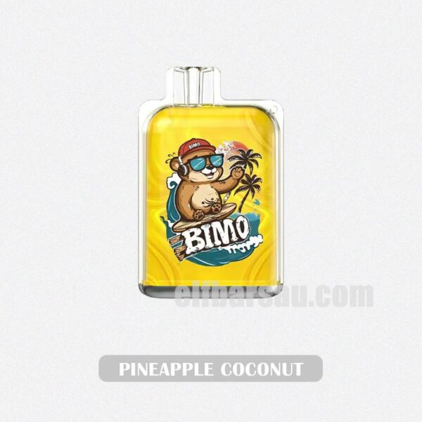 BIMO Crystal 12k Puffs Pineapple Coconut Tropical Duo Delight - Image 2
