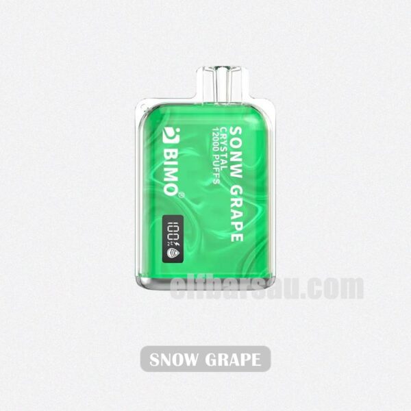 BIMO Crystal 12k Puffs Snow Grape Frosty Grape Chill