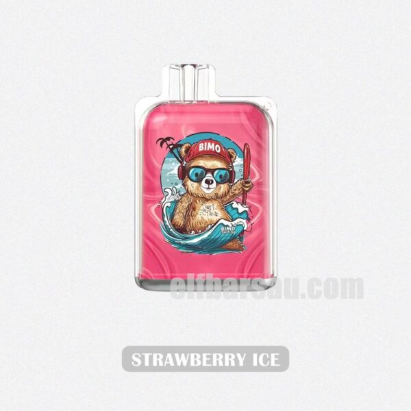 BIMO Crystal 12k Puffs Strawberry Ice Sweet Strawberry Chill - Image 2