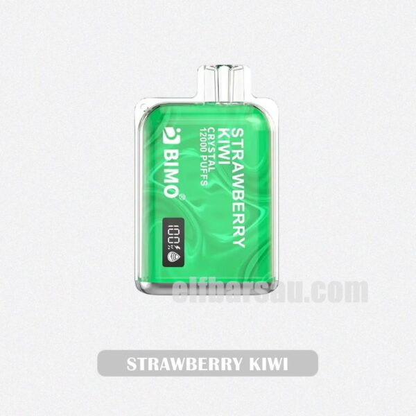BIMO Crystal 12k Puffs Strawberry Kiwi Sweet & Tangy Mix