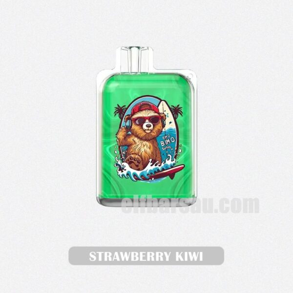 BIMO Crystal 12k Puffs Strawberry Kiwi Sweet & Tangy Mix - Image 2