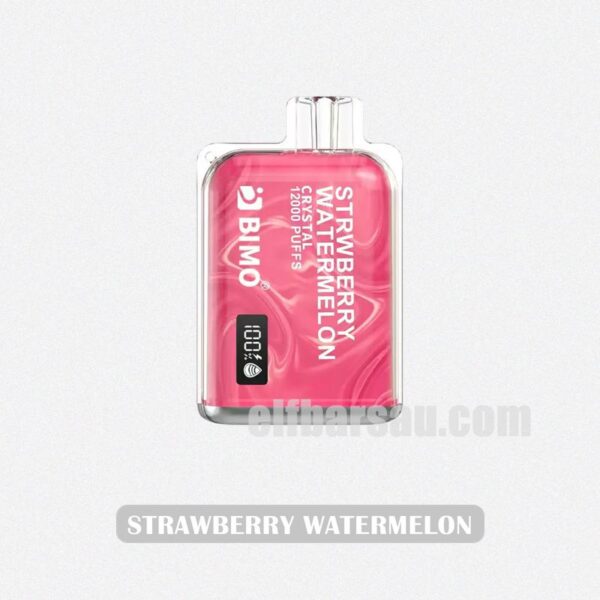 BIMO Crystal 12k Puffs Strawberry Watermelon Fruity Melon Mix