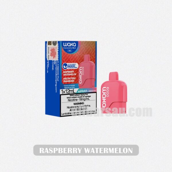 WAKA Somatch Pod 6000 Raspberry Watermelon Sweet Coolness