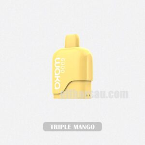 WAKA Somatch Pod 6000 Triple Mango Bold Tropical Flavor
