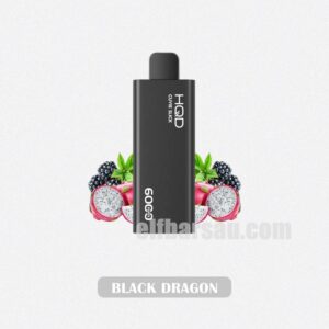 HQD Cuvie Slick 6000 Black Dragon - A Bold, Mysterious Dragonfruit Delight