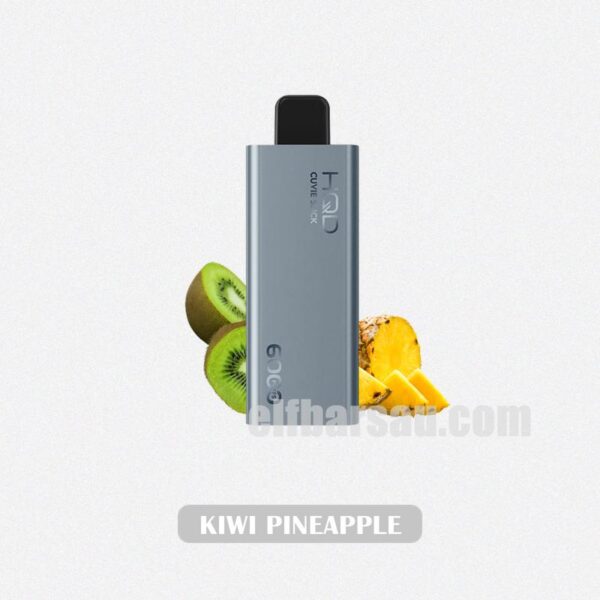 HQD Cuvie Slick 6000 Kiwi Pineapple - A Tropical Fusion of Kiwi and Pineapple
