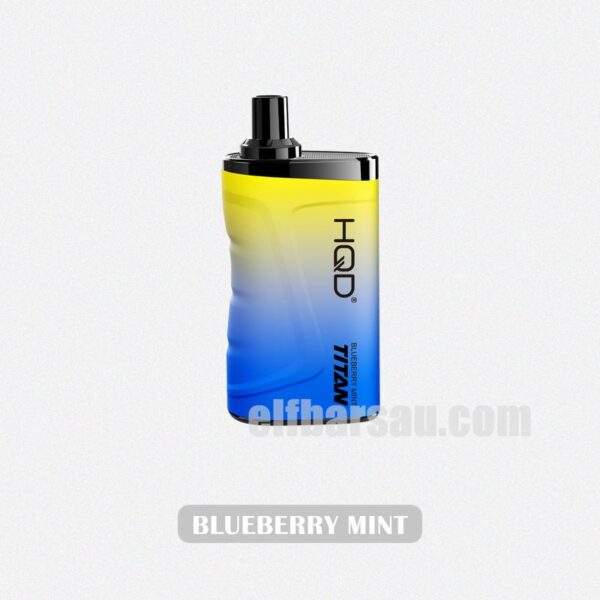 HQD Titan 7000 Blueberry Mint - A Sweet Blueberry with a Minty Twist