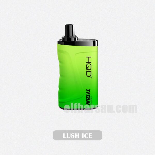HQD Titan 7000 Lush Ice - Watermelon and Menthol for a Cool, Refreshing Vape