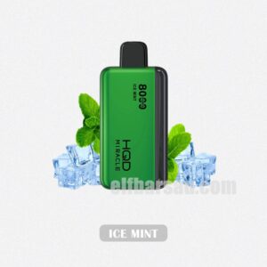 HQD Miracle 8000 Ice Mint - Icy Mint Freshness in Every Draw