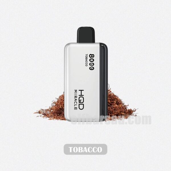 HQD Miracle 8000 Tobacco - A Smooth, Classic Tobacco Flavor