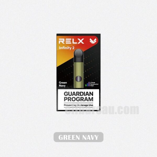 RELX Infinity 2 Device Green Navy - Chic & Contemporary Green Navy Look