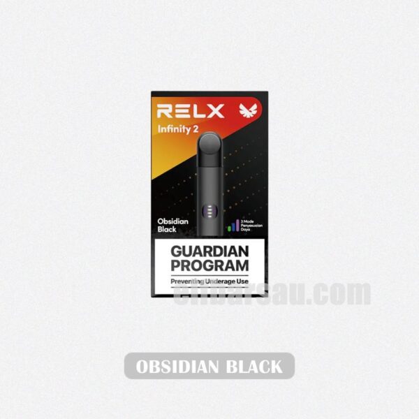 RELX Infinity 2 Device Obsidian Black - Classic Obsidian Black Design