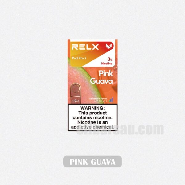RELX Infinity 2 Pod Pink Guava - Refreshing and Sweet Pink Guava Taste