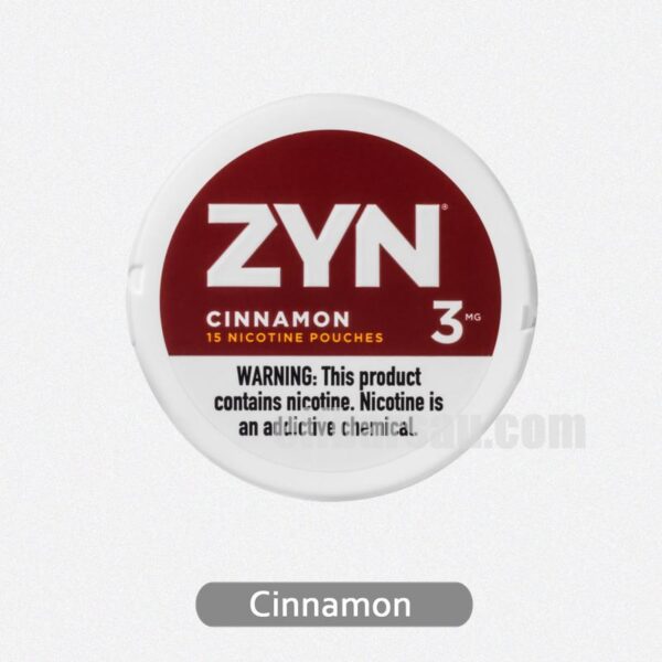 ZYN Cinnamon 3MG - Warm and Spicy Cinnamon Flavor for Gentle Comfort
