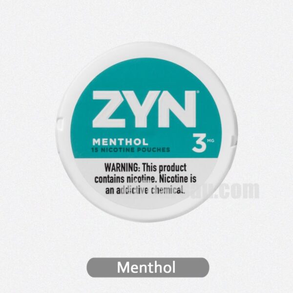 ZYN Menthol 3MG - Crisp and Refreshing Menthol for a Cool Feel