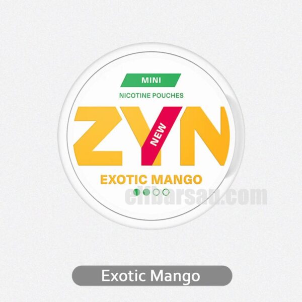 ZYN Mini Exotic Mango 6MG - Tropical Mango Flavor for a Sweet Escape