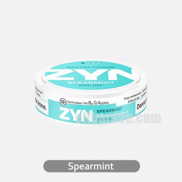 ZYN Mini Dry Spearmint 1.5MG - Mild Spearmint Flavor with a Subtle Cooling Touch - Image 2