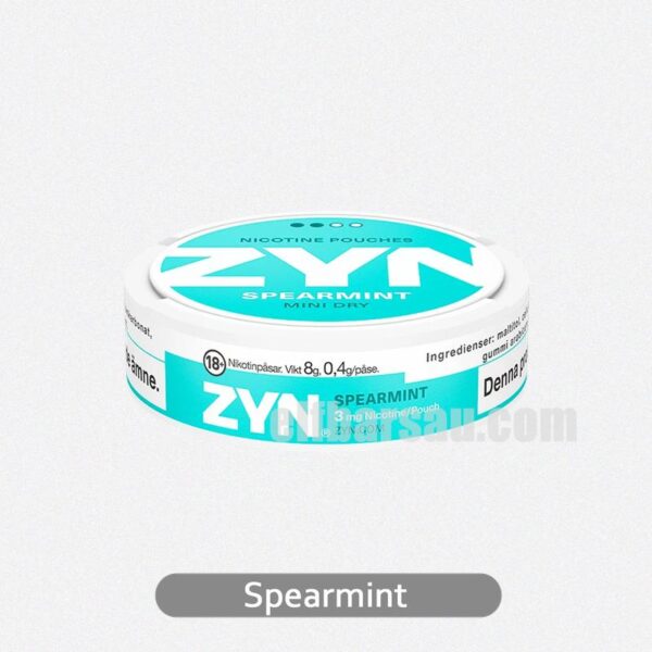 ZYN Mini Dry Spearmint 3MG - Refreshing Spearmint with Extra Cooling Sensation - Image 2