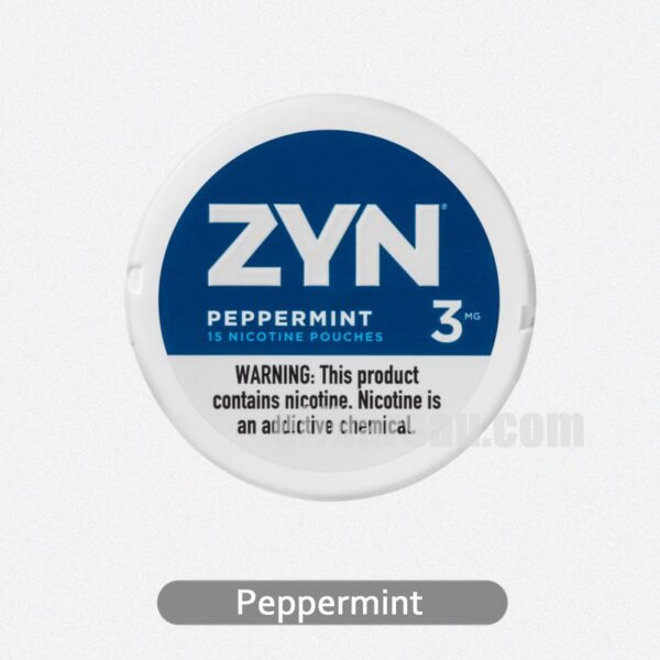 ZYN Peppermint 3MG - Sharp Peppermint Flavor for a Crisp and Clean Taste
