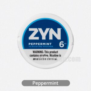 ZYN Peppermint 6MG - Bold Peppermint Rush with Added Nicotine Kick