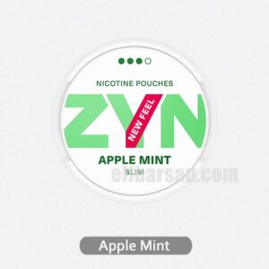 ZYN Slim Apple Mint 9MG - Smooth Apple and Mint Blend with Strong Flavor