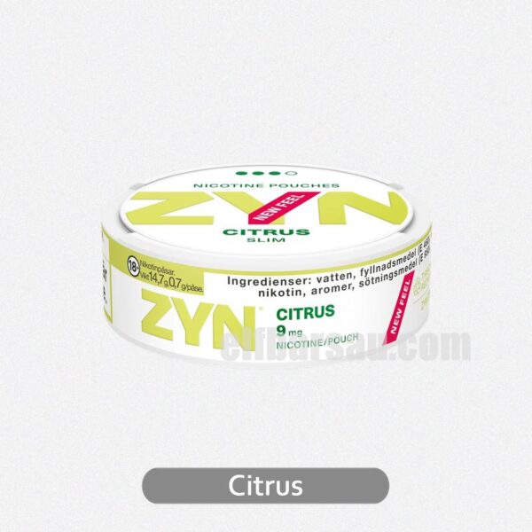 ZYN Slim Citrus 9MG - Bright and Tangy Citrus Flavor for a Fresh Boost - Image 2