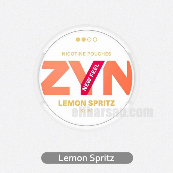ZYN Slim Lemon Spritz 6MG - Sparkling Lemon Flavor for a Zesty Refresh