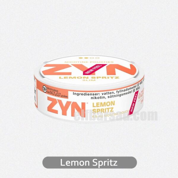 ZYN Slim Lemon Spritz 6MG - Sparkling Lemon Flavor for a Zesty Refresh - Image 2