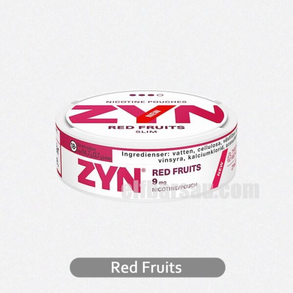 ZYN Slim Red Fruits 9MG - Bold Berry Fusion with a Strong Nicotine Boost - Image 2