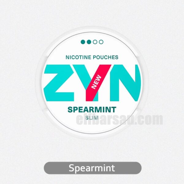 ZYN Slim Spearmint 6MG - Smooth Spearmint Flavor for a Refreshing Feel