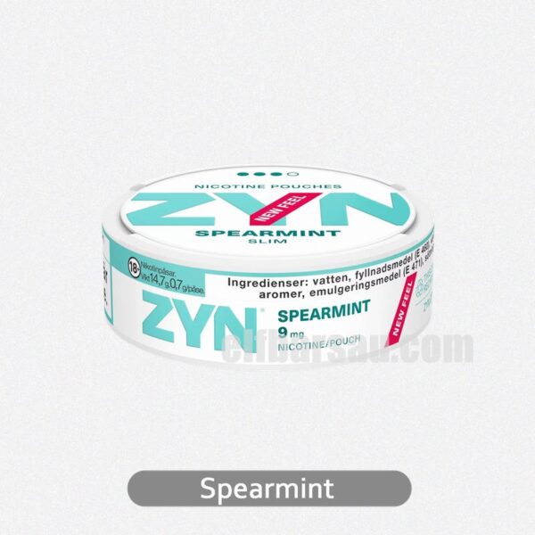 ZYN Slim Spearmint 9MG - Crisp Spearmint Blast with Extra Strength - Image 2