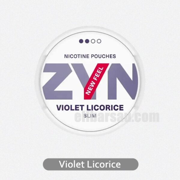 ZYN Slim Violet Licorice 11MG - Intense Licorice and Violet Combo with Max Strength