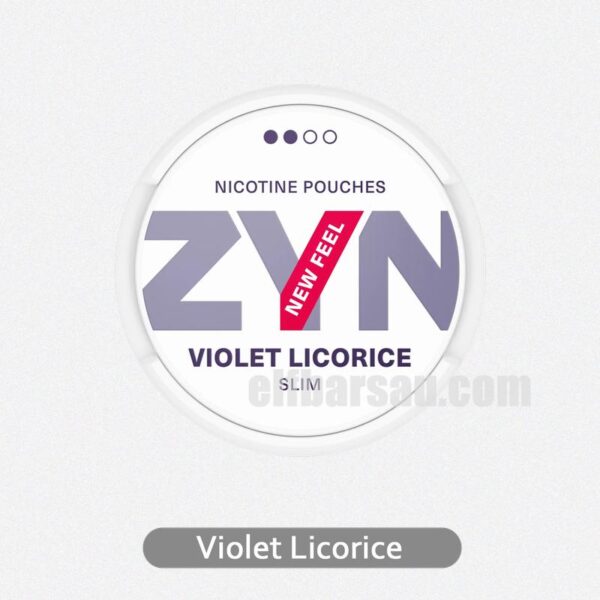ZYN Slim Violet Licorice 6.5MG - Floral Violet Meets Bold Licorice in a Smooth Blend