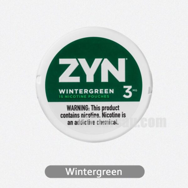 ZYN Wintergreen 3MG - Cool and Refreshing Wintergreen for Crisp Taste